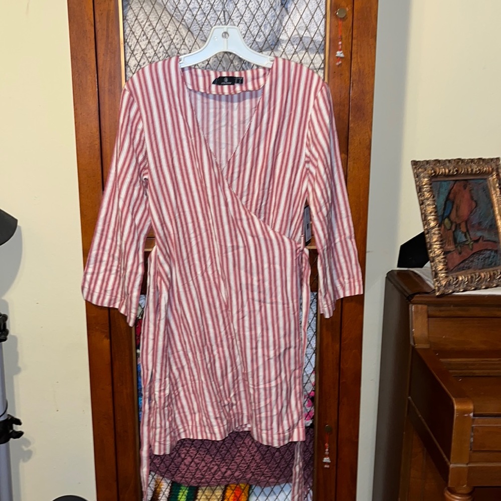 Volcom wrap dress